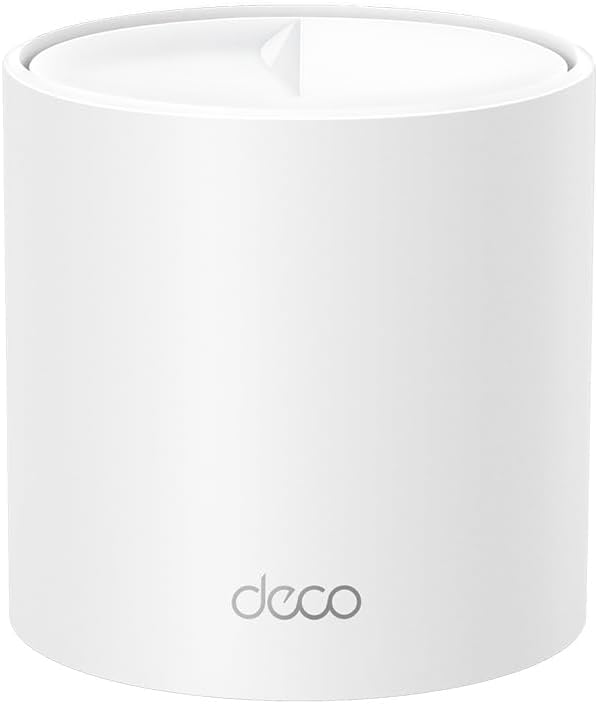 Roteador Mesh TP-Link Deco X10 Wi-Fi 6 AX1500 Dual Band 2 Portas Gigabit Branco